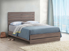 Brantford Barrel Oak Queen Bed - Ornate Home