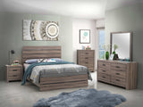 Brantford Barrel Oak Queen Bed - Ornate Home