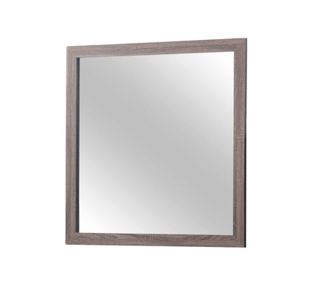 Brantford Barrel Oak Rectangle Dresser Mirror - Ornate Home