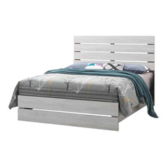 Brantford Coastal White Queen Bed 5 Pc Set - Ornate Home