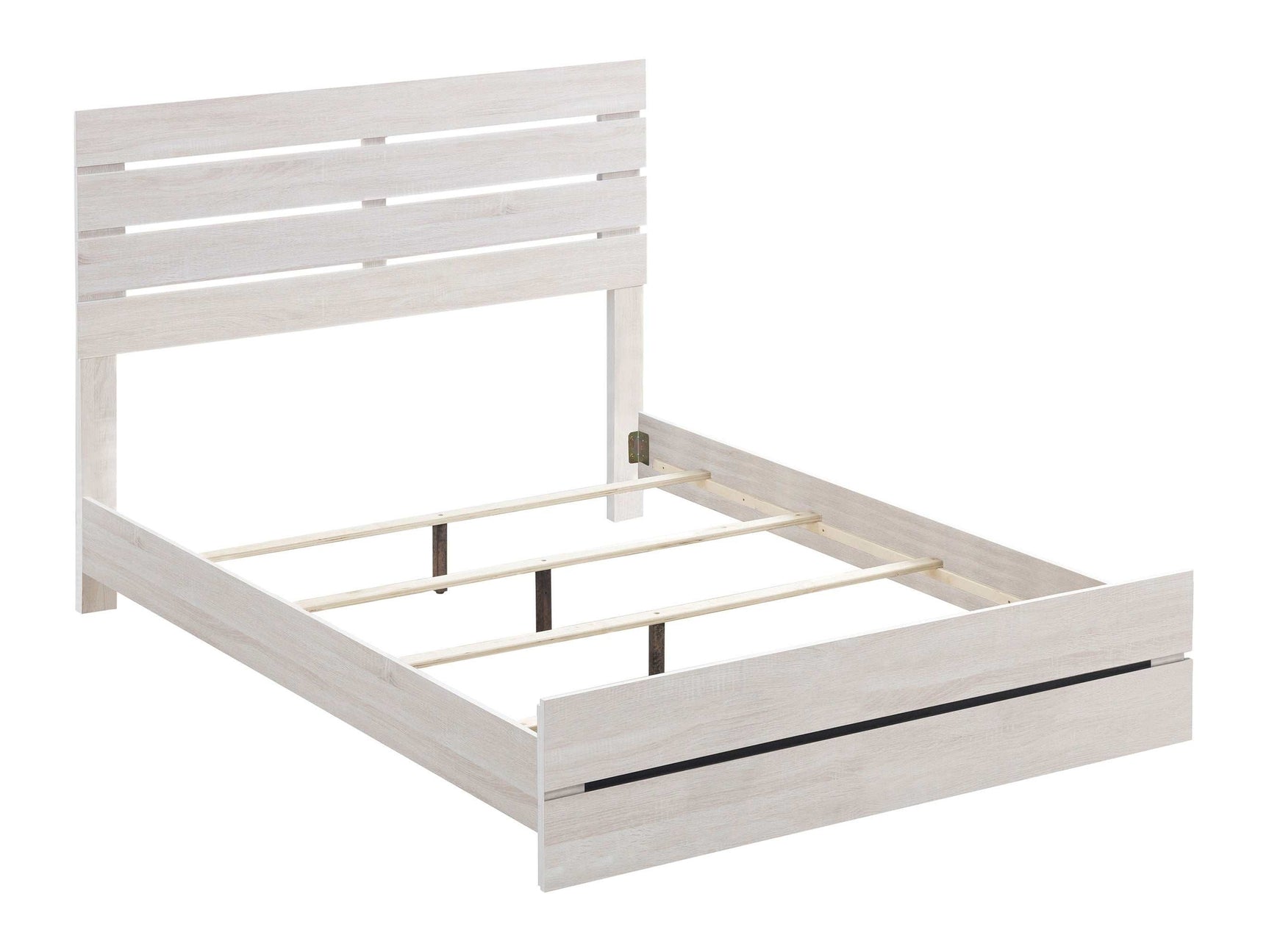 Brantford Coastal White Queen Bed - Ornate Home