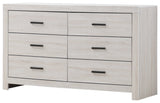 Brantford Coastal White Storage Queen Bed 5 Pc Set - Ornate Home
