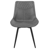 Brassie Grey / Black Swivel Side Chair (Set of 2) - Ornate Home