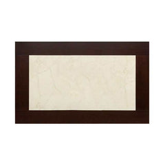 Brent Dark Cherry/Ivory Dining Table - Ornate Home