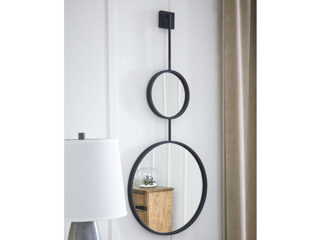 Brewer Black Accent Wall Mirror - Ornate Home