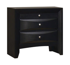 Briana Black 5pc Eastern King Bedroom Set w/ Storage - Ornate Home