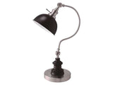 Briar Stain Nickel Table Lamp - Ornate Home