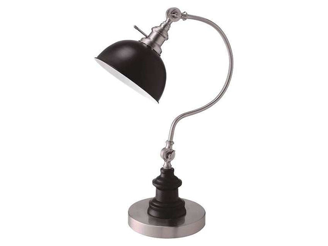 Briar Stain Nickel Table Lamp - Ornate Home