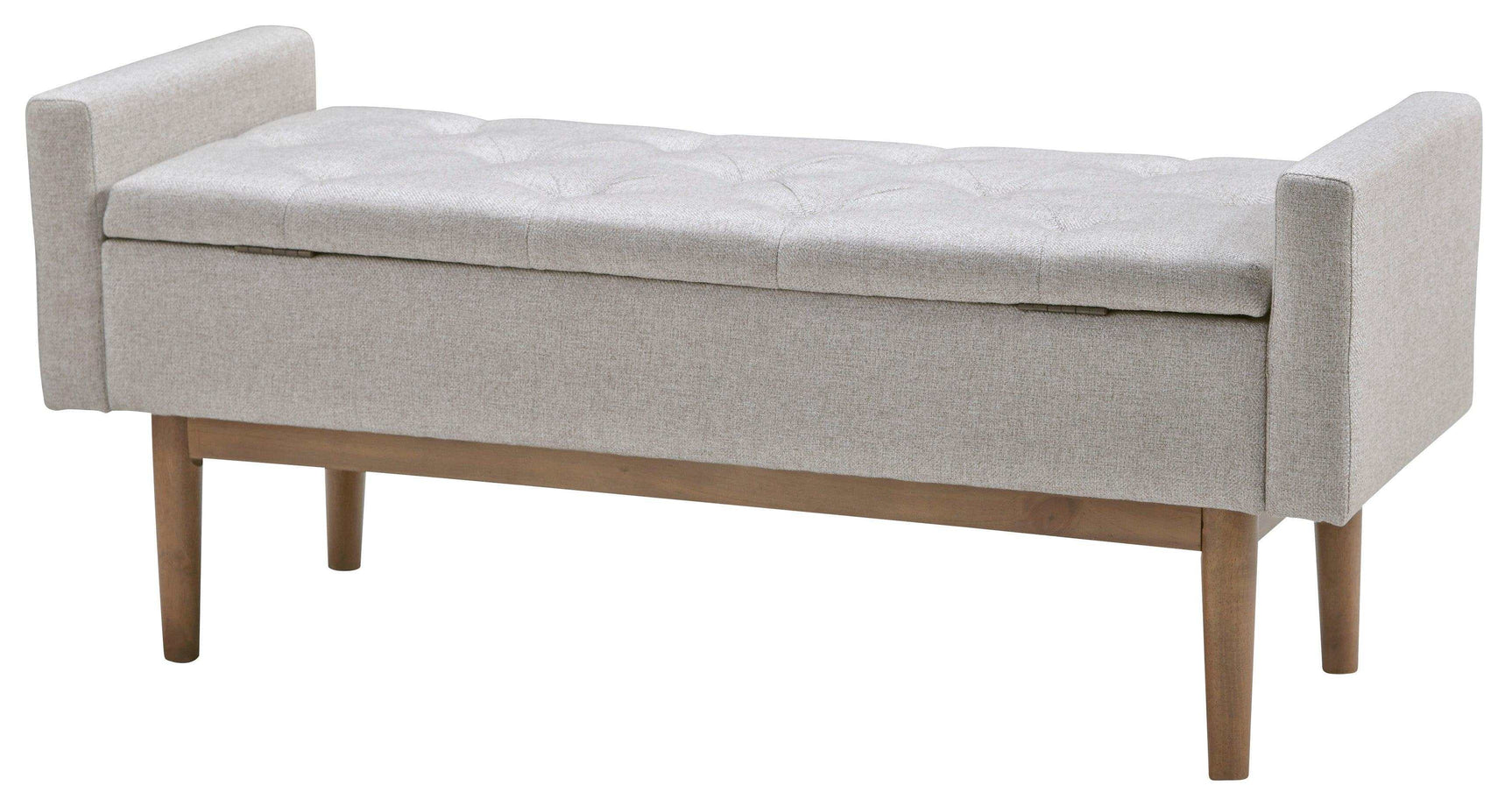 Briarson Beige/Brown Storage Bench - Ornate Home