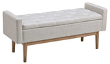 Briarson Beige/Brown Storage Bench - Ornate Home