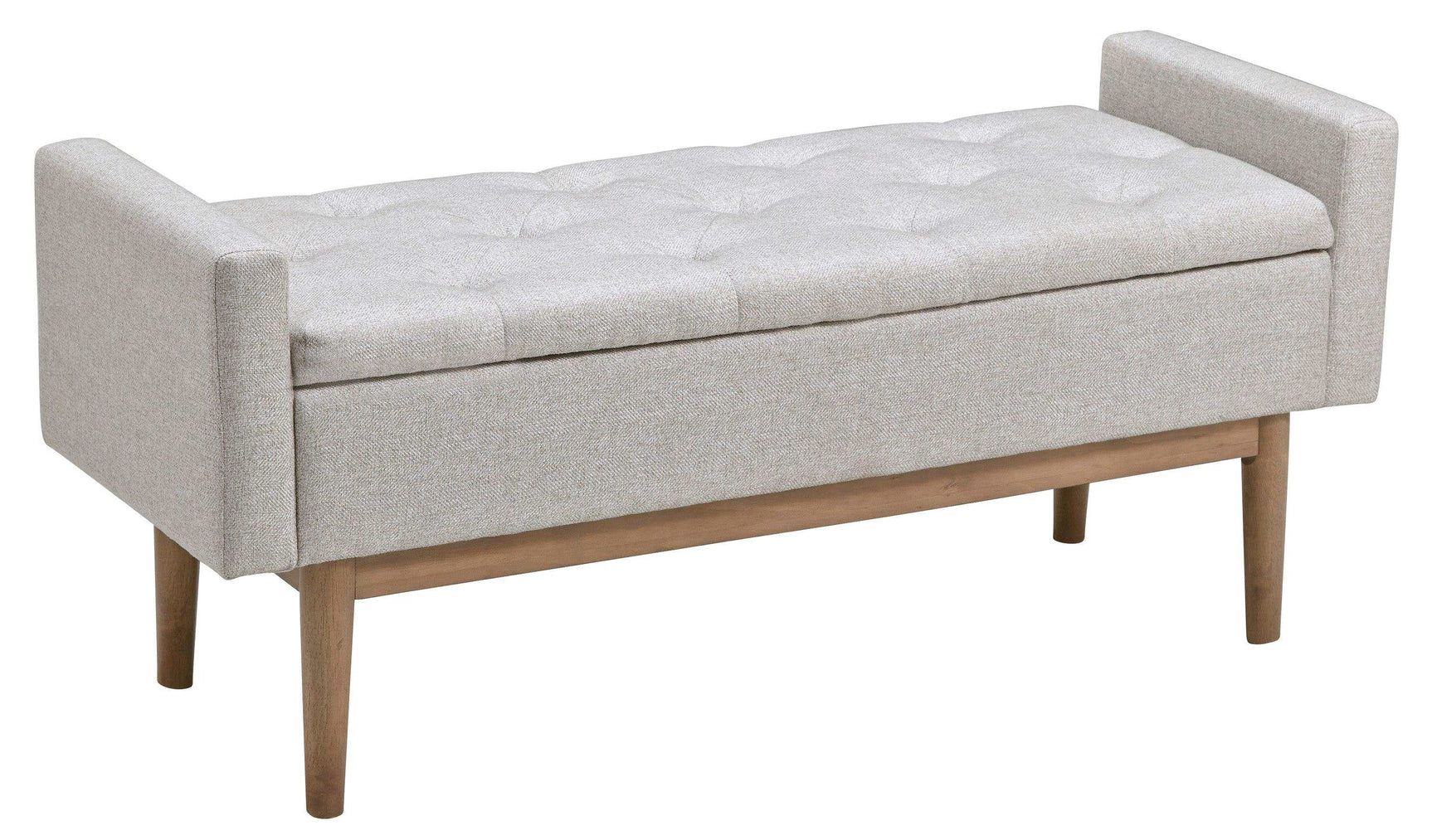 Briarson Beige/Brown Storage Bench - Ornate Home