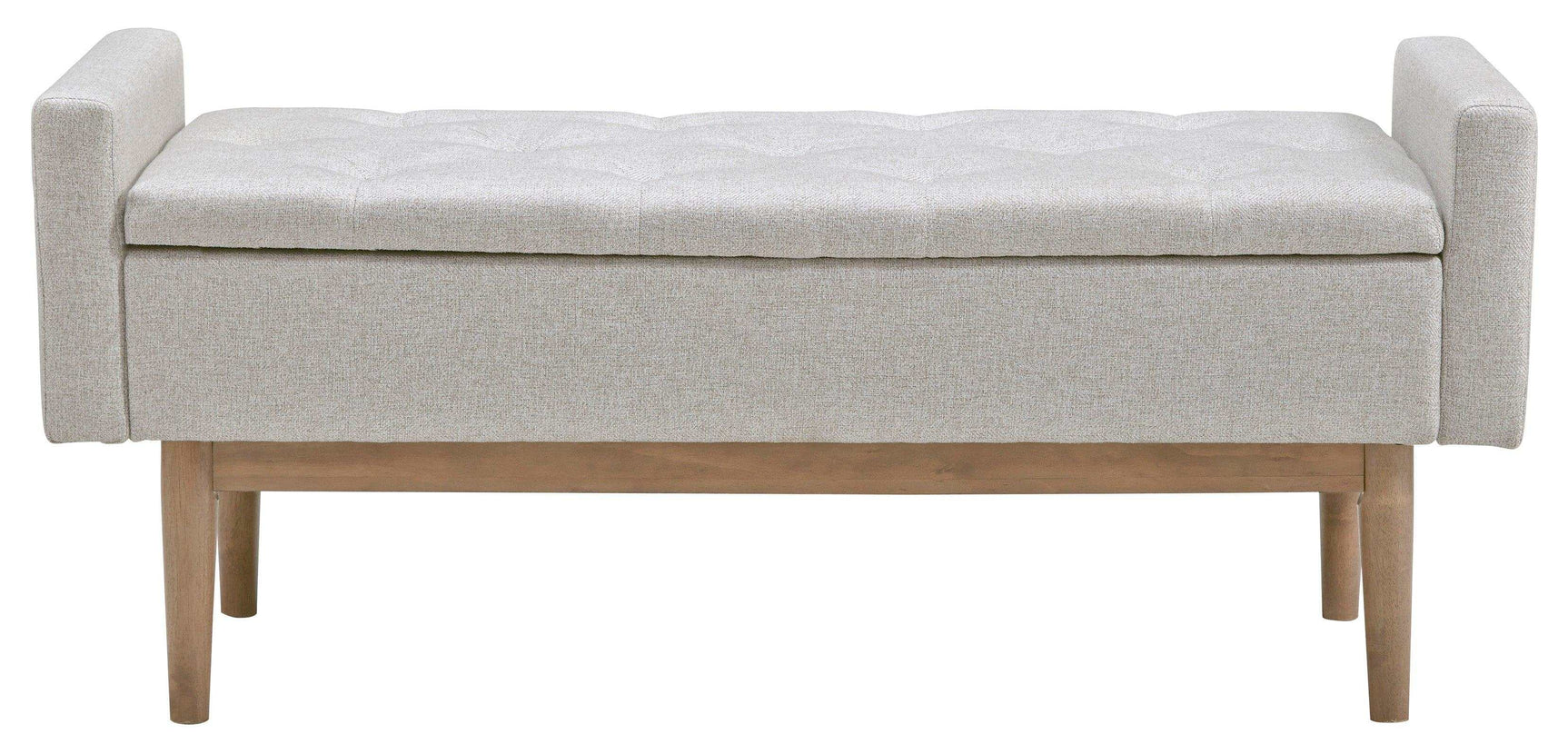 Briarson Beige/Brown Storage Bench - Ornate Home