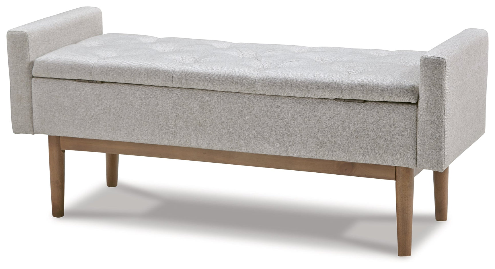 Briarson Beige/Brown Storage Bench - Ornate Home