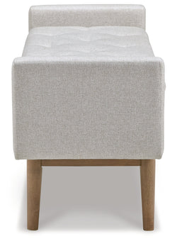 Briarson Beige/Brown Storage Bench - Ornate Home