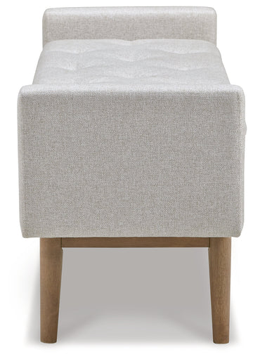 Briarson Beige/Brown Storage Bench - Ornate Home