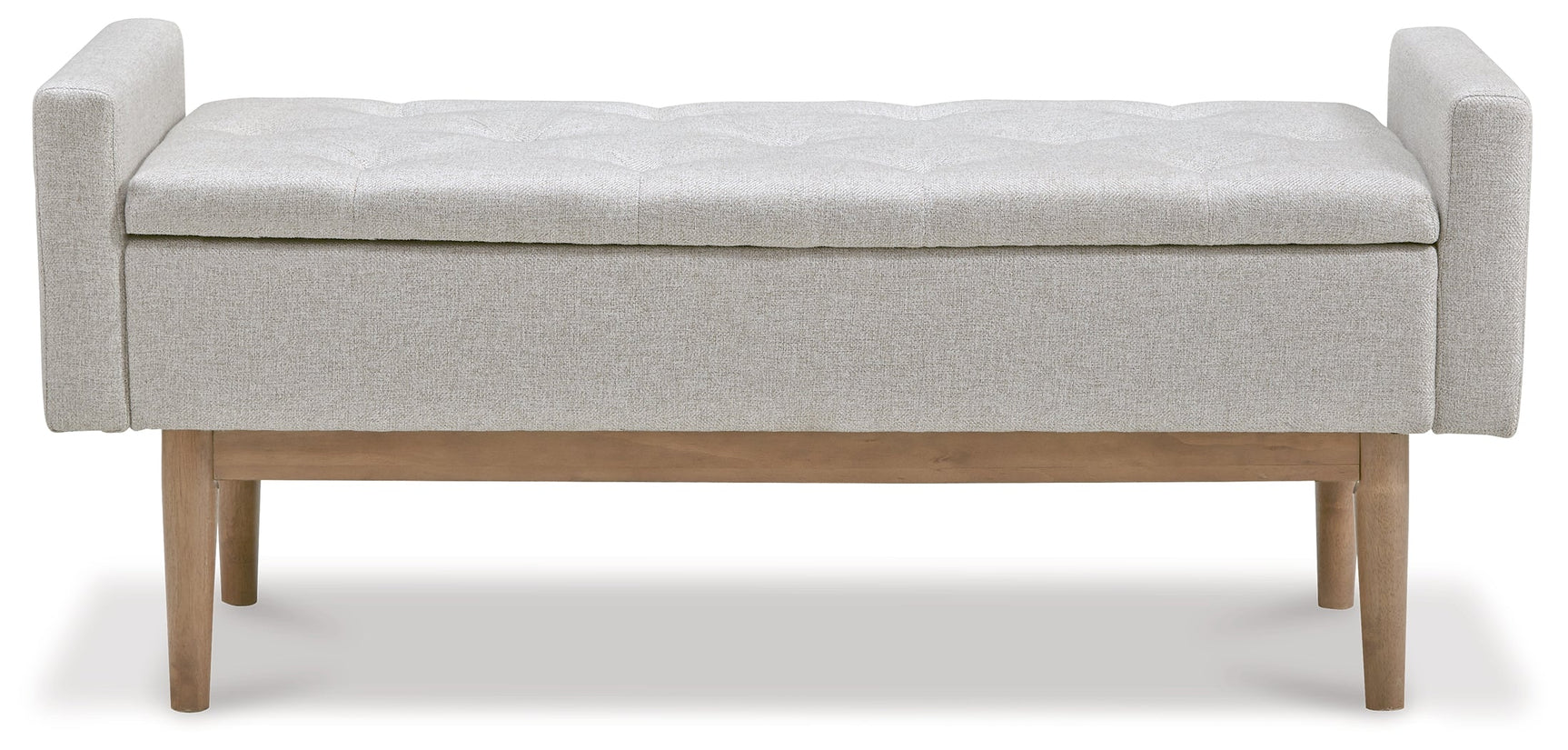 Briarson Beige/Brown Storage Bench - Ornate Home