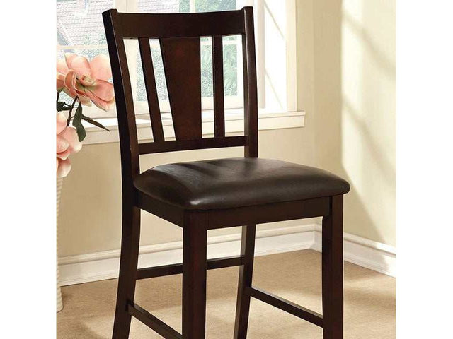 Bridgette Espresso Counter Height Chair (Set of 2) - Ornate Home