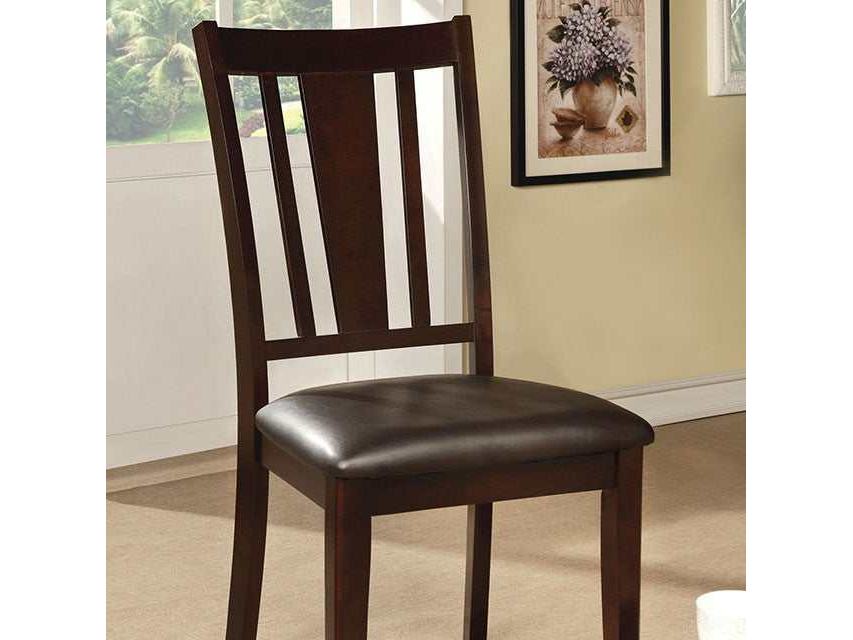Bridgette Espresso Side Chair (Set of 2) - Ornate Home