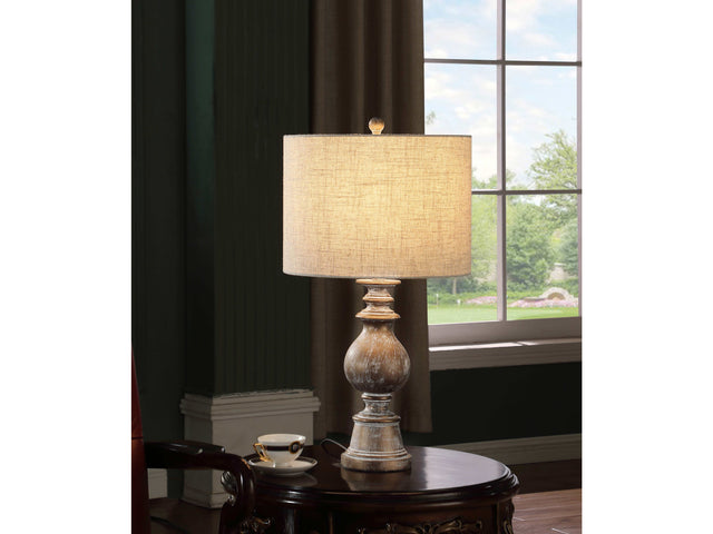 Brie Oatmeal / Antique Gold Table Lamp - Ornate Home