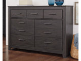 Brinxton Charcoal Seven Drawer Dresser - Ornate Home