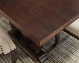 Brockway Antique Java Cove Trestle Dining Table - Ornate Home