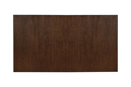 Brockway Antique Java Cove Trestle Dining Table - Ornate Home