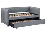 Brodie Grey Twin Daybed W/ Trundle - Ornate Home