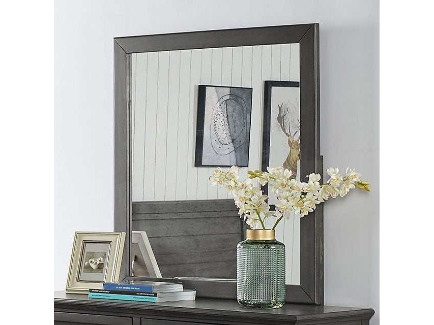 Brogan Gray Mirror - Ornate Home