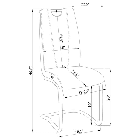 Brooklyn White High Gloss / Grey 5 Pc Dining Set - Ornate Home