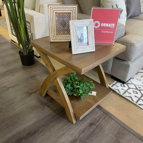 Bryanna Antique Light Oak 3pc Coffee Table Set - Ornate Home