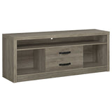 Burke Grey Driftwood 3 Pc Entertainment Center - Ornate Home