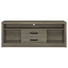 Burke Grey Driftwood 3 Pc Entertainment Center - Ornate Home