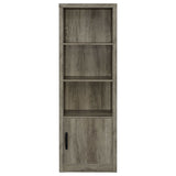 Burke Grey Driftwood 3 Pc Entertainment Center - Ornate Home