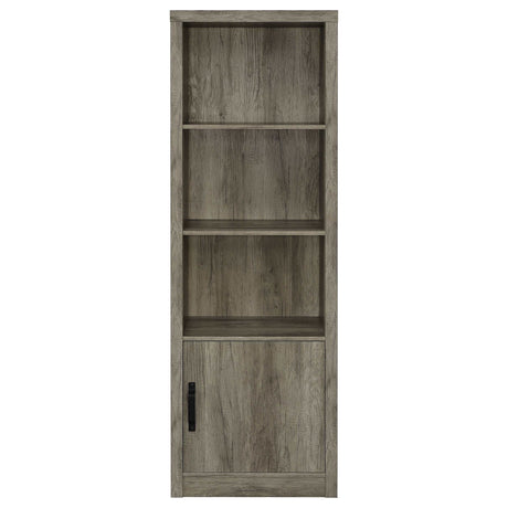 Burke Grey Driftwood 3 Pc Entertainment Center - Ornate Home