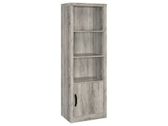 Burke Grey Driftwood Media Tower - Ornate Home