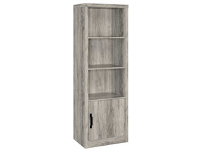 Burke Grey Driftwood Media Tower - Ornate Home