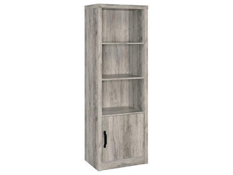 Burke Grey Driftwood Media Tower - Ornate Home