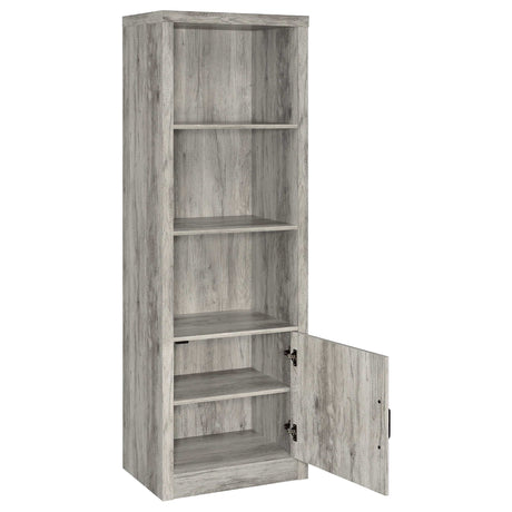 Burke Grey Driftwood Media Tower - Ornate Home