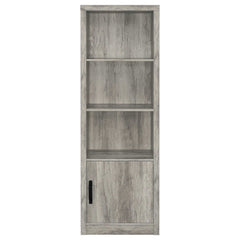 Burke Grey Driftwood Media Tower - Ornate Home