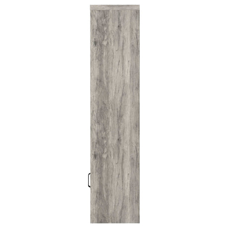 Burke Grey Driftwood Media Tower - Ornate Home