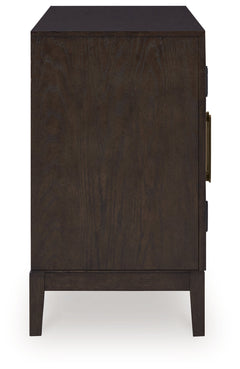 Burkhaus Dark Brown Dining Server - Ornate Home