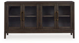 Burkhaus Dark Brown Dining Server - Ornate Home
