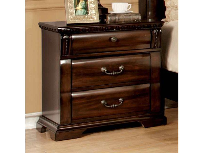 Burleigh Cherry Nightstand - Ornate Home