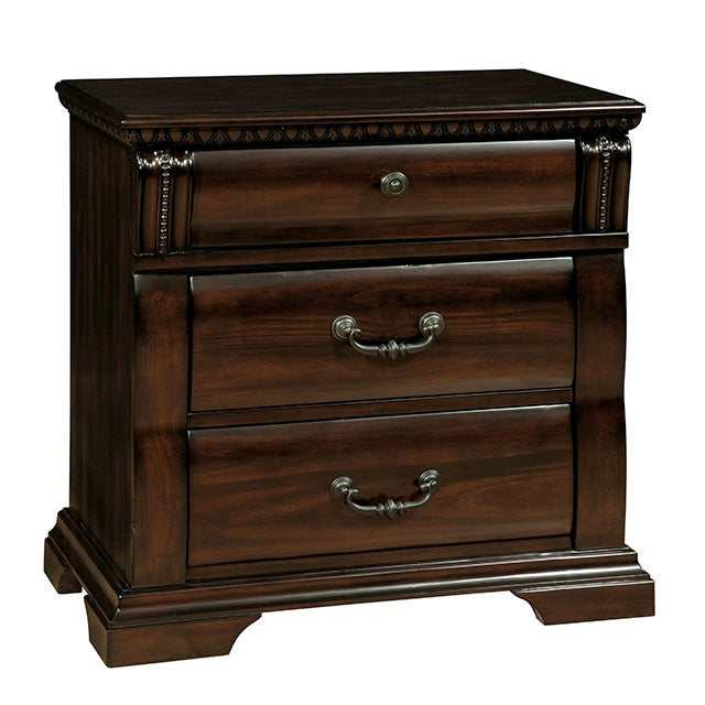 Burleigh Cherry Nightstand - Ornate Home