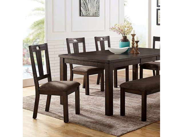 Burton Walnut/Ash Brown Dining Table - Ornate Home