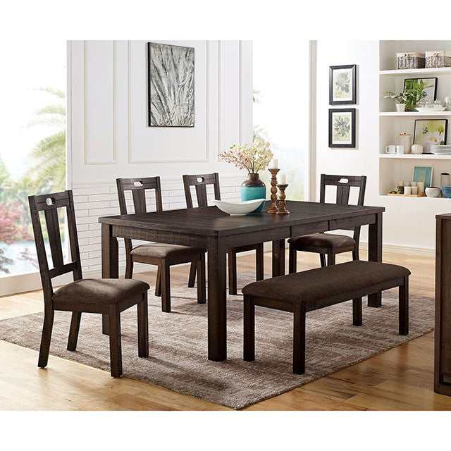Burton Walnut/Ash Brown Dining Table - Ornate Home