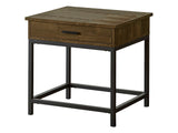 Byers Brown Oak / Sandy Black End Table - Ornate Home
