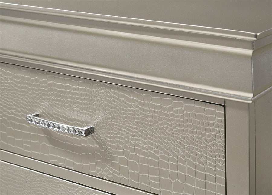 Amalia Champagne / Silver Dresser - Ornate Home