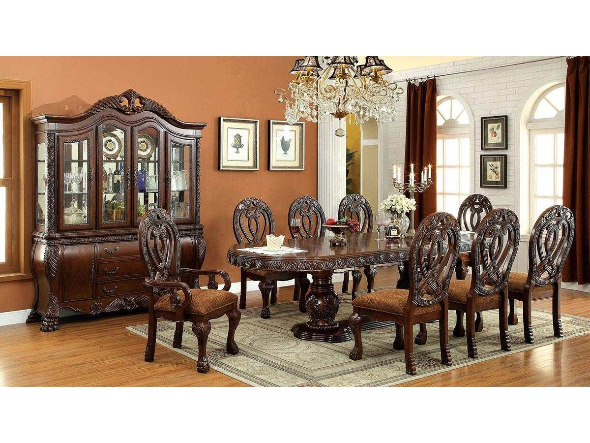 Wyndmere Cherry 9 Pc. Dining Room Set - Ornate Home