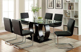 Lodia Black & Chrome  Dining Chair (Set of 2) - Ornate Home